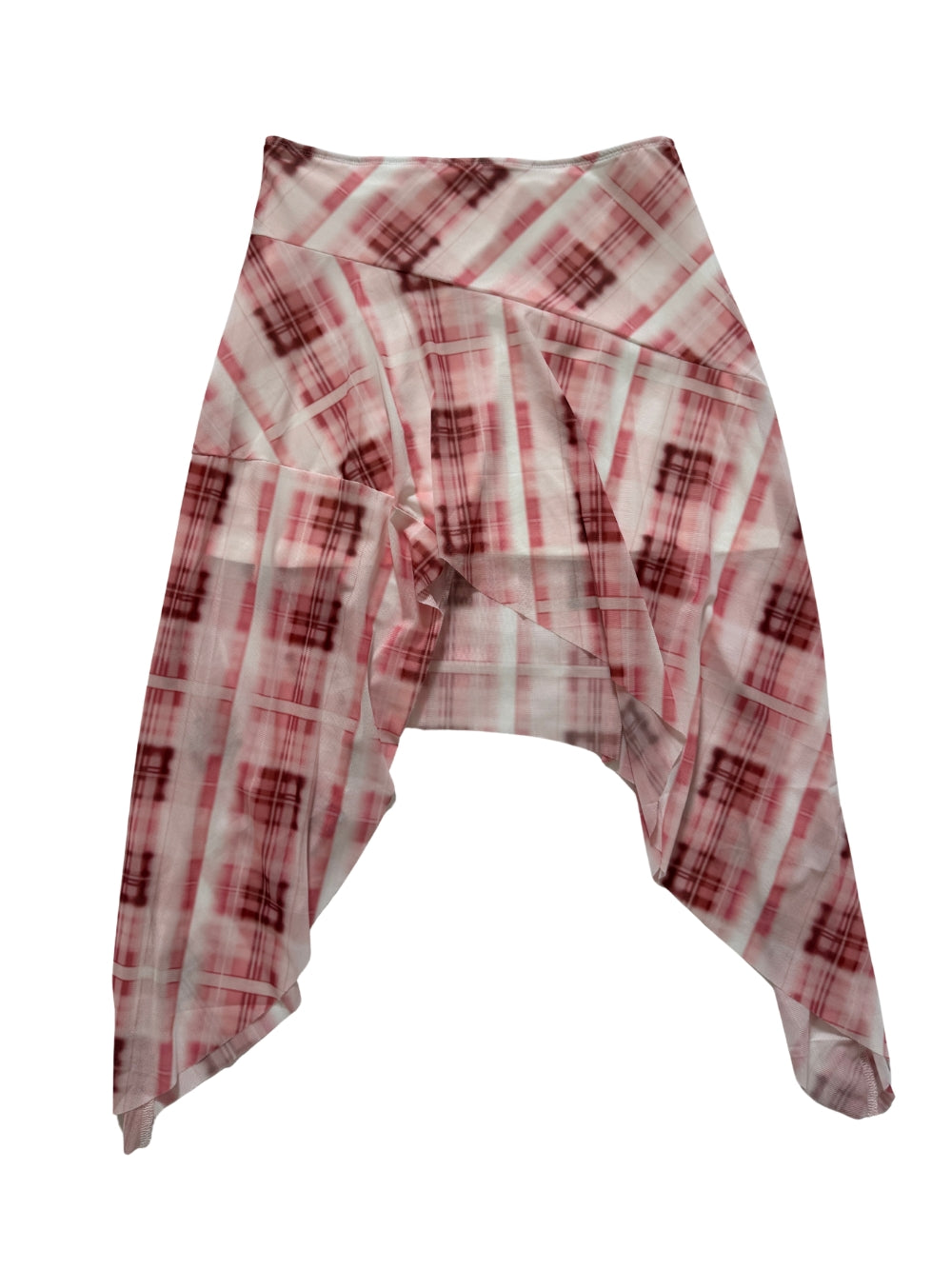 Plaid Scarf Style Skirt