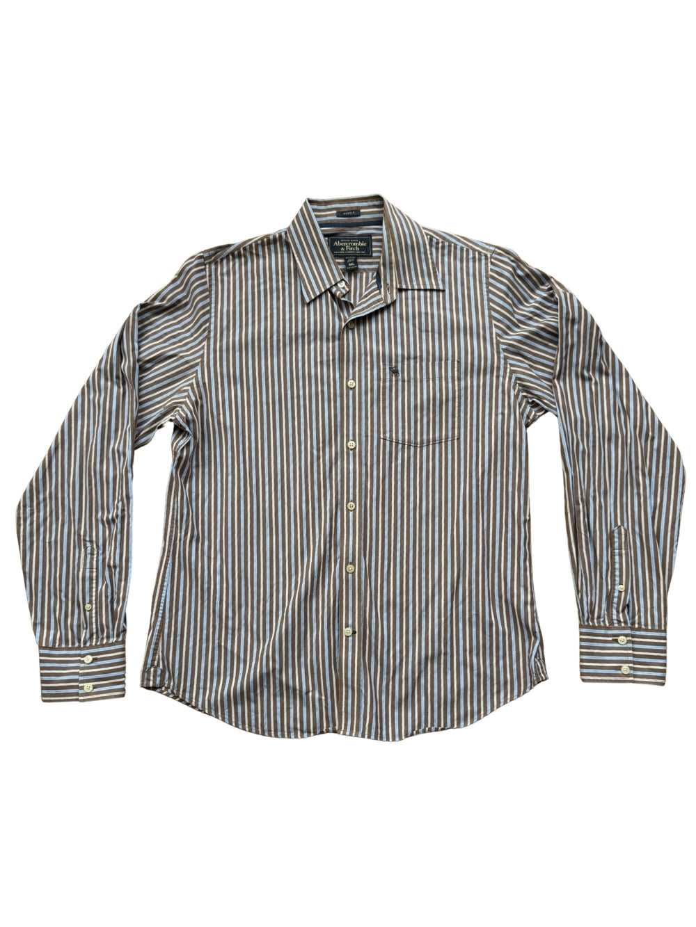 Abercrombie & Fitch Striped Button Up