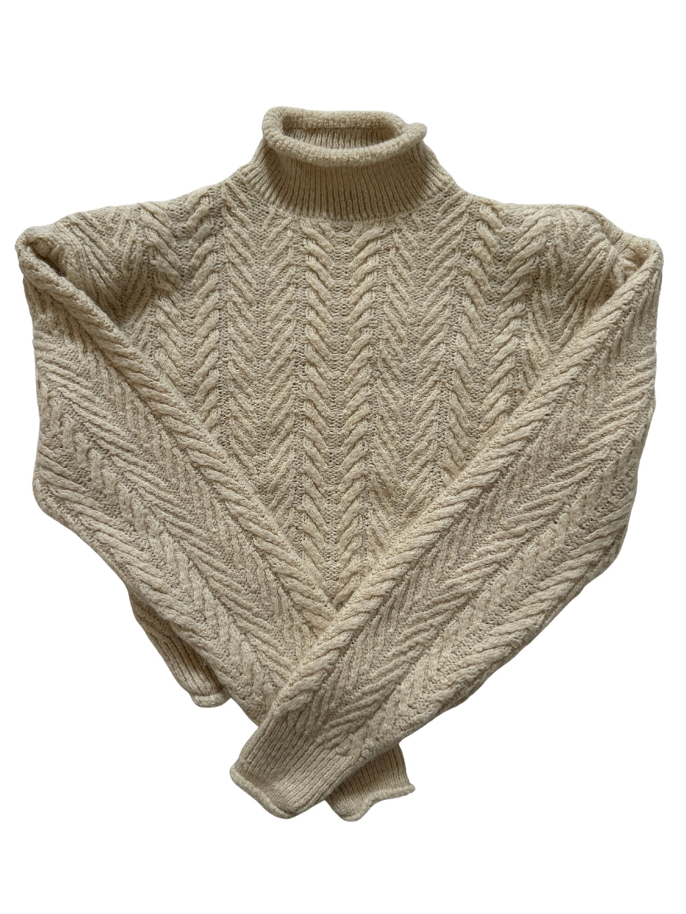 Cropped Knit Sweater