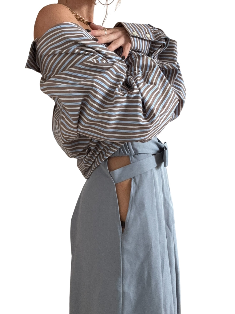 Abercrombie & Fitch Striped Button Up